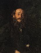 llya Yefimovich Repin Portrait of painter Nikolai Nikolayevich Ghe painting